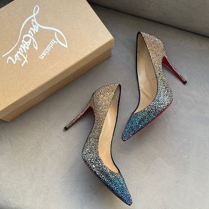 CHRISTIAN LOUBOUTIN kate strass degrade 100